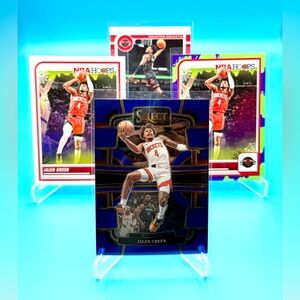 🔥JALEN GREEN LOT! Select Blue Concourse + Haunted Hoops Slime + Hoops Insert!